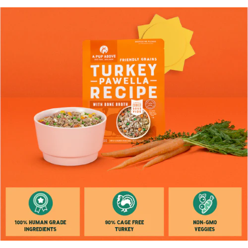 A Pup Above Friendly Grains Turkey Pawella Gently Cooked Dog Food - Image 3