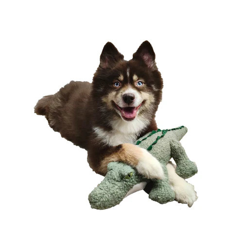 Barker's Bowtique Wildlife Collection Ellie the Alligator Dog Toy - Image 3