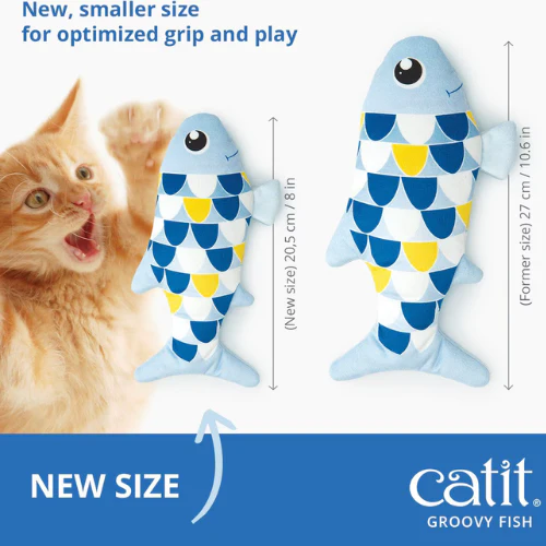 Catit Groovy Fish Catnip Cat Toy - Image 4