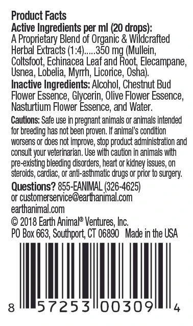 Earth Animal Cough, Wheeze, & Sneeze 2 oz - Image 3