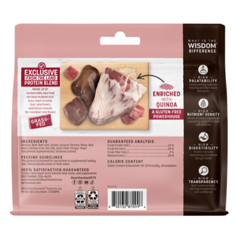 Earth Animal Wisdom Air-Dried Jerky for Dogs From the Land - Image 2
