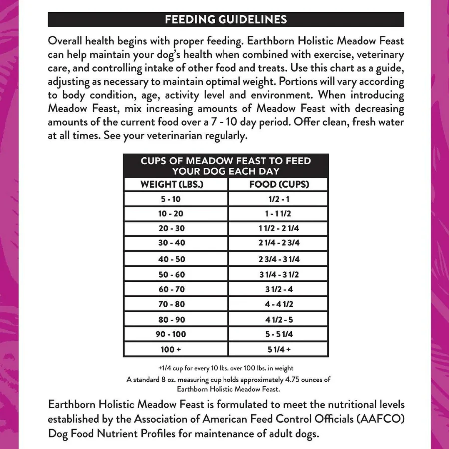 Earthborn Holistic Meadow Feast Grain-Free Natural Dry Dog Food - Image 8