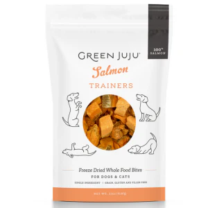 Green Juju Freeze-Dried Salmon Trainers Dog Treats