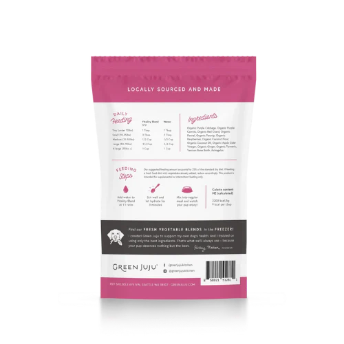 Green Juju Freeze-Dried Vitality Blend Dog Food Topper - Image 2