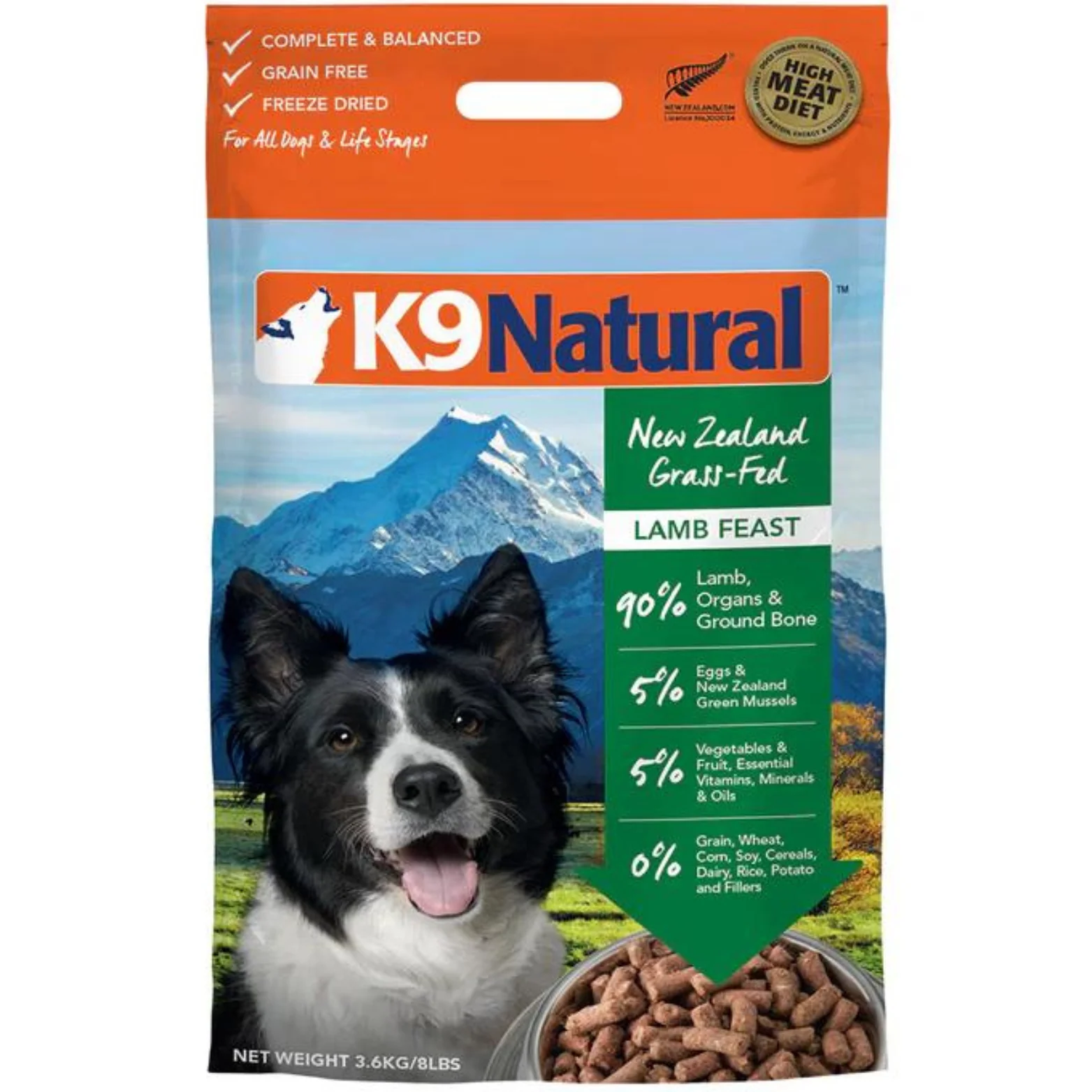 K9 Natural Lamb Feast Raw Grain-Free Freeze-Dried Dog Food - Image 2