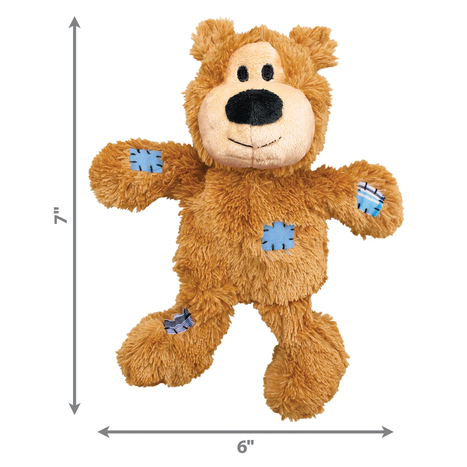 Kong Dog Wild Knots Bear Jumbo Tough Squeaky Plush Dog Toy Small/ Medium - Image 2
