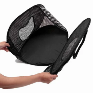 Necoichi Ultralite Pop-Up Cat Carrier Black - Image 4