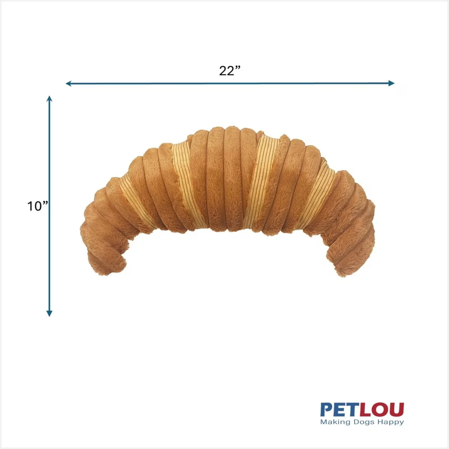 Petlou Croissant Dog Toy, 22" - Image 3