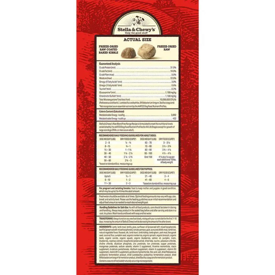 Stella & Chewy's Free Range Recipe Raw Blend Dog Food - Image 3