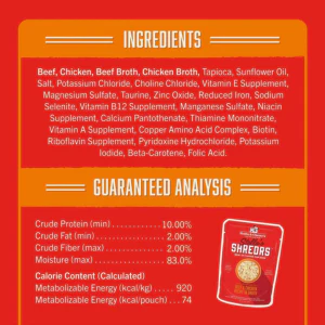 Stella & Chewy's Shredrs Beef & Chicken Dog Food 2.8 oz - Image 4