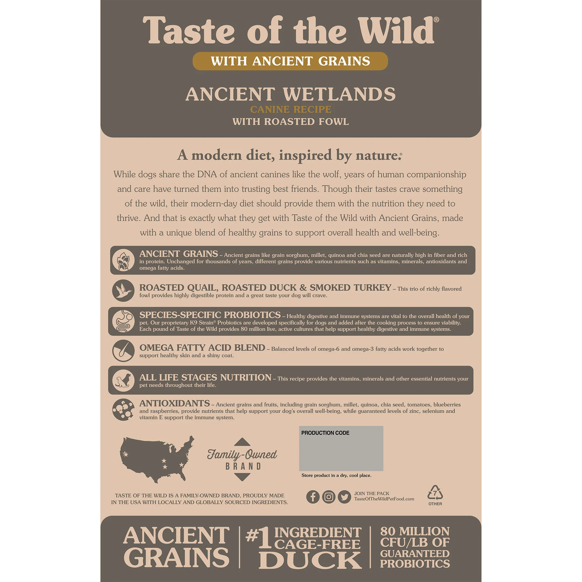 Taste Of The Wild Ancient Wetlands Dog Food - Image 2