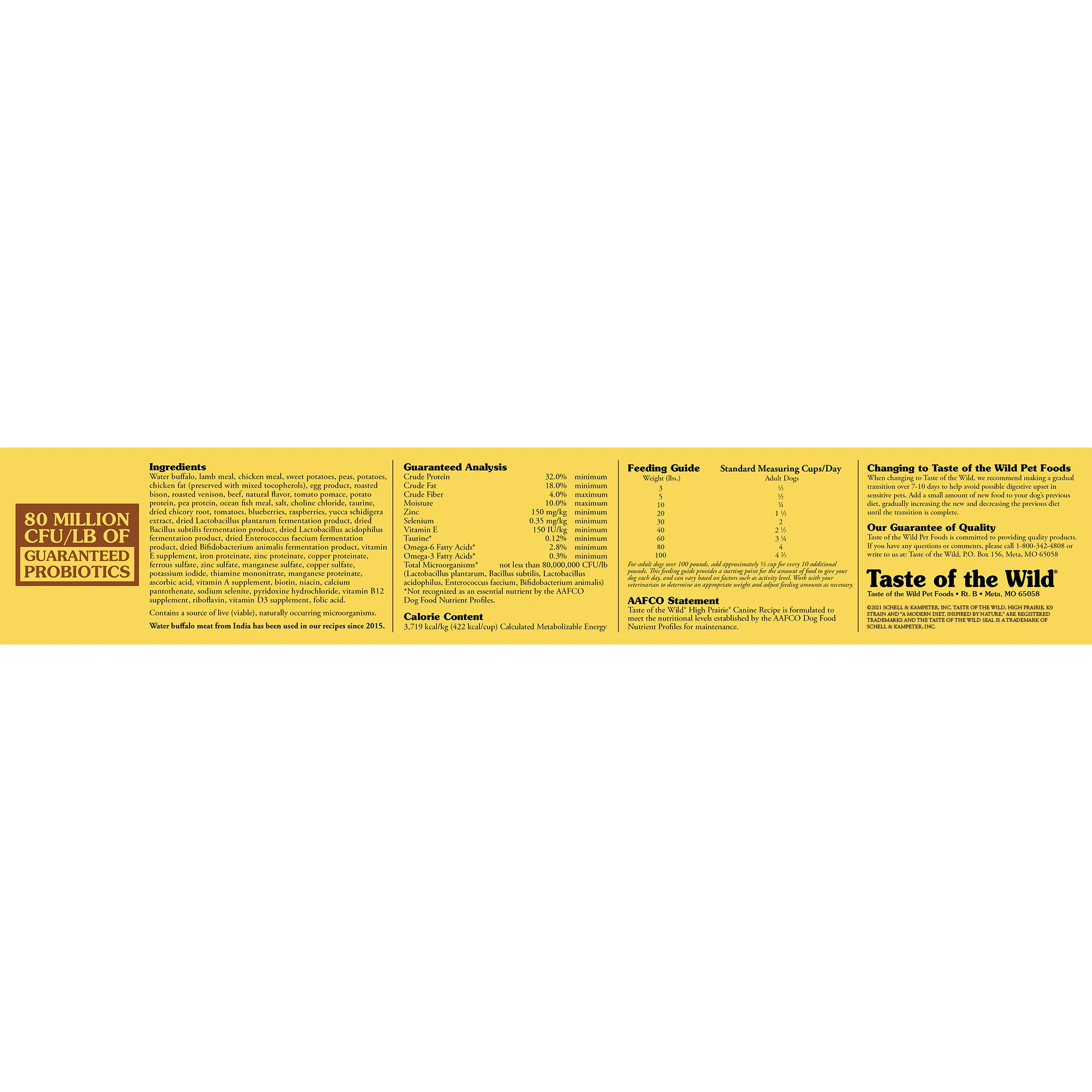 Taste Of The Wild High Prairie Grain-Free Dog Food - Image 3