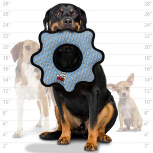 VIP Tuffy's Mega Gear Ring Dog Toy, Chain Link - Image 3