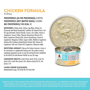 Weruva Cat WX Phos Focused Chicken in Gravy Canned Cat Food - Image 4