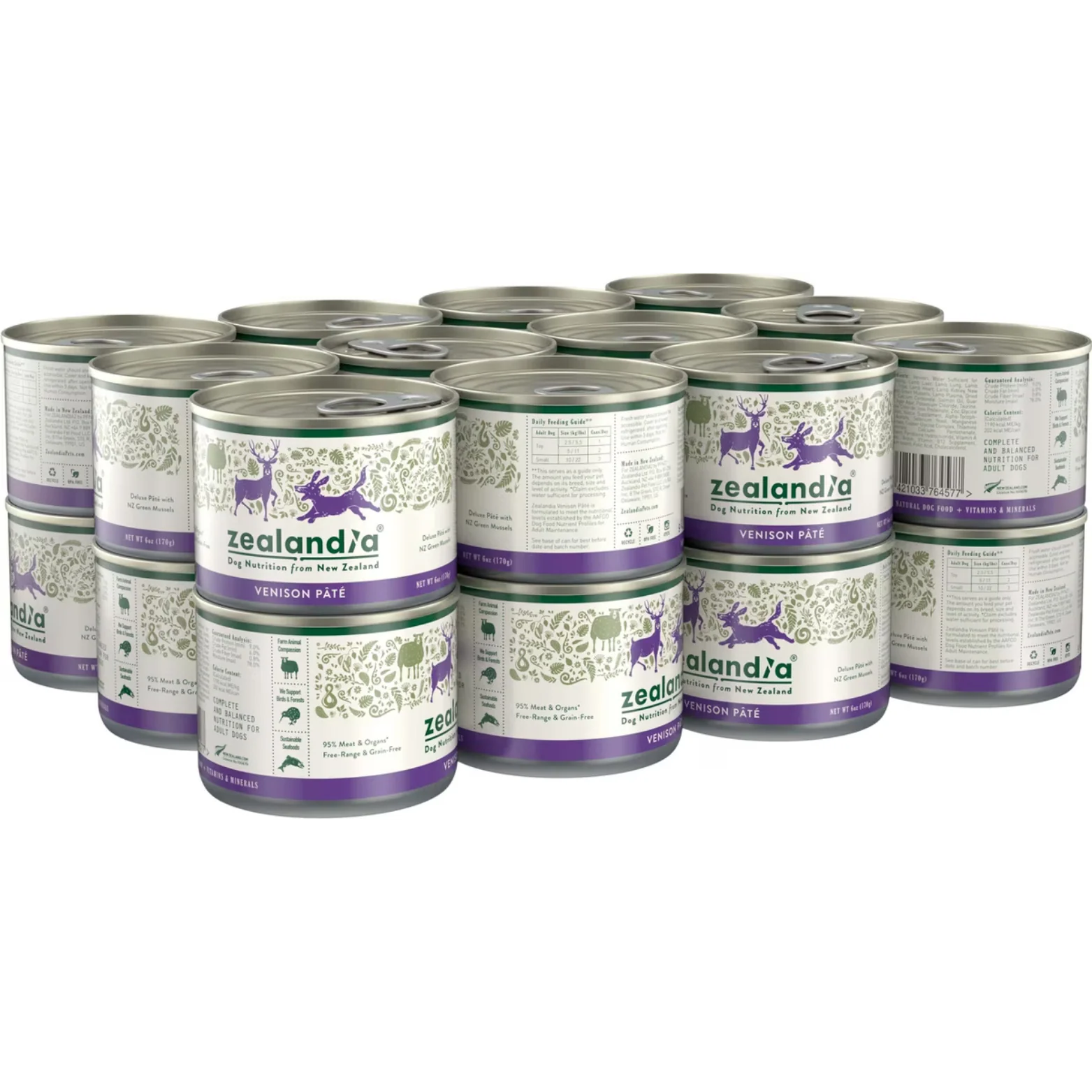 Zealandia Grain-Free Venison Pate Canned Dog Food, 6 oz - Image 3