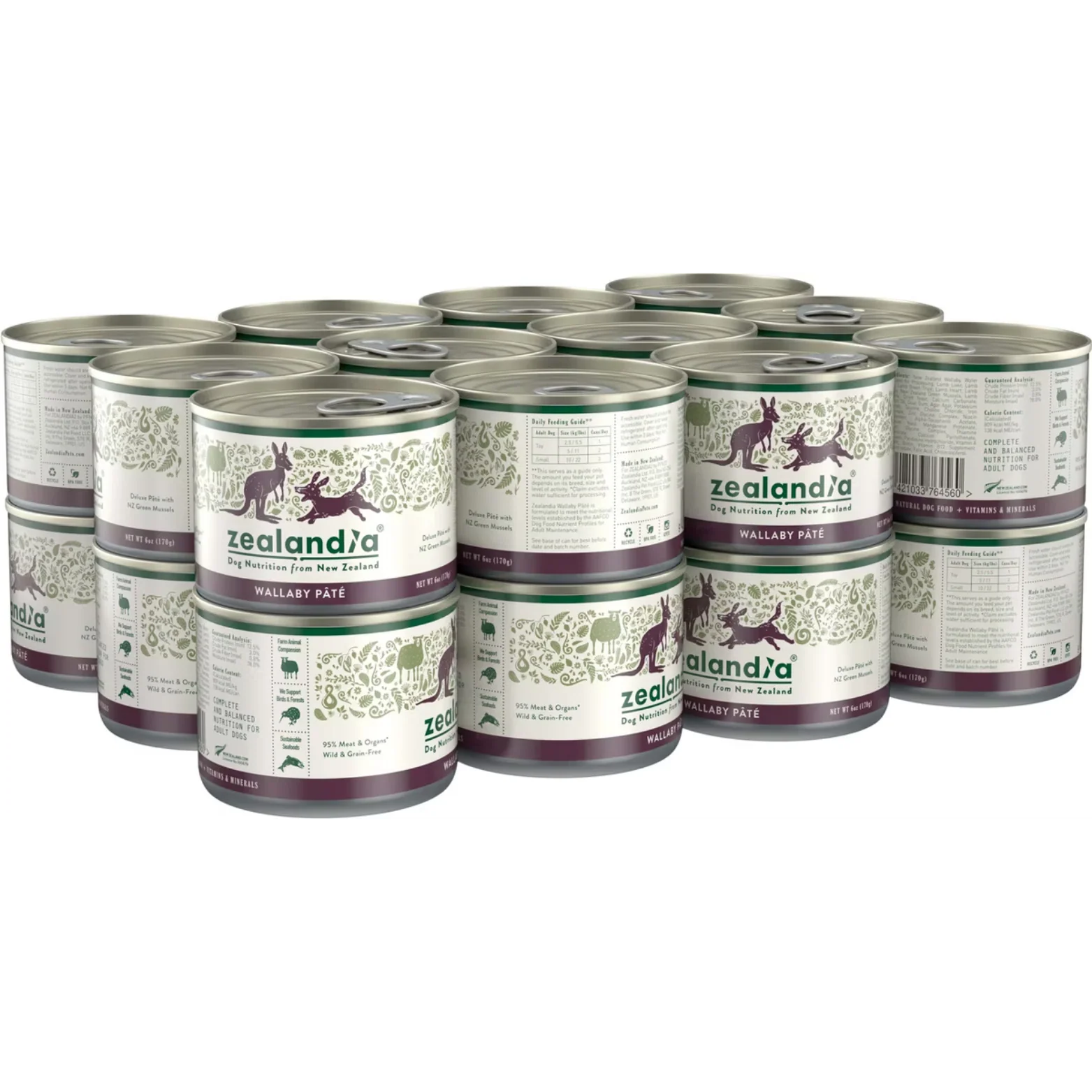Zealandia Grain-Free Wallaby Pate Canned Dog Food, 6 oz - Image 3